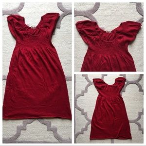 Red Sweater Dress - Anthropologie